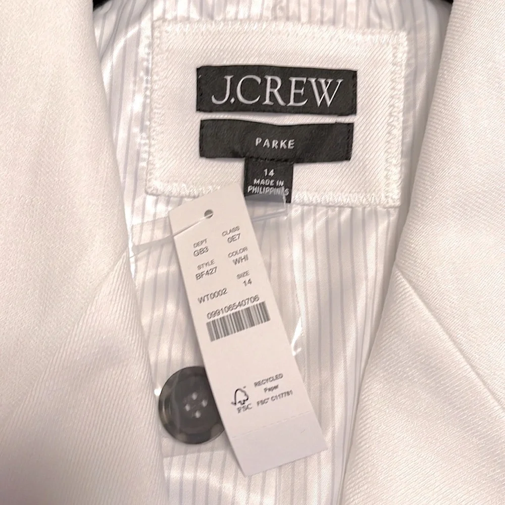 J.Crew Parke blazer in stretch linen blend BF427